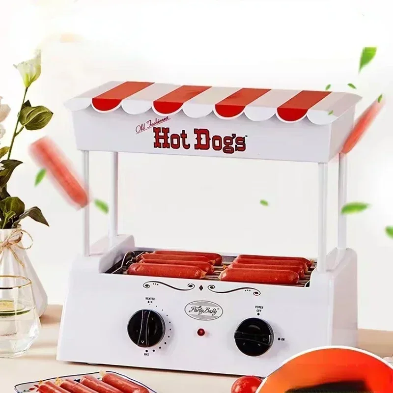 Hot Dog Roller Grill - 新しい多機能ローストソーセージマシン小型グリルソーセージマシンホットドッグマシンホットドッグカート蒸し春雨ロール