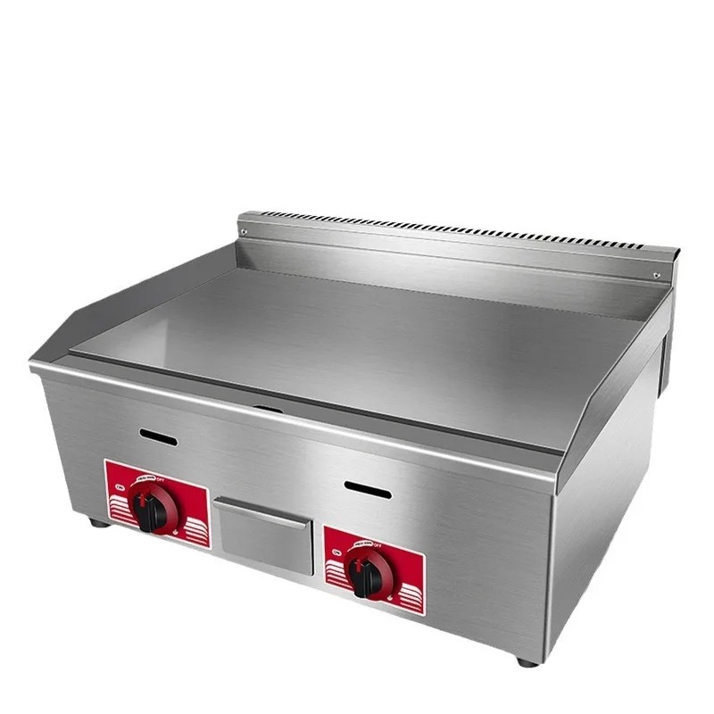Commercial Kitchen Griddle - ファストフード店厨房用ステンレス製カウンタートップグリドルグリル業務用BBQグリドルLPGグリドル