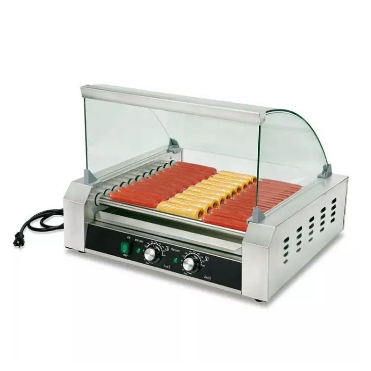 Hot Dog Roller Grill - ホットドッグ11ローラー27ドッググリルホットドッグメーカーマシンソーセージローラー調理業務用マシン