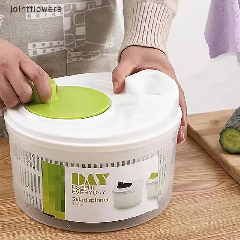Commercial Food Dehydrator - キッチン野菜洗浄用手回しスピナー、サラダ脱水機、二重層野菜水切り、家庭用、se、1個
