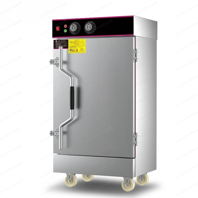 Commercial Kitchen Steamer - 業務用大型電気炊飯器 ステンレス製4段トレー、220V業務用蒸し器 ホテル厨房用、肉の蒸し器