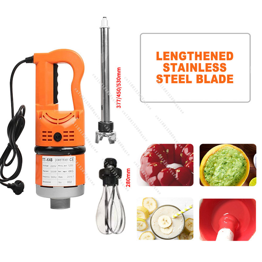 Bar Blender Mixing - ポータブルブレンダーフードミキサー業務用アイスクリーム攪拌棒ミキシングマシン電動ミートグラインダージューサースティック