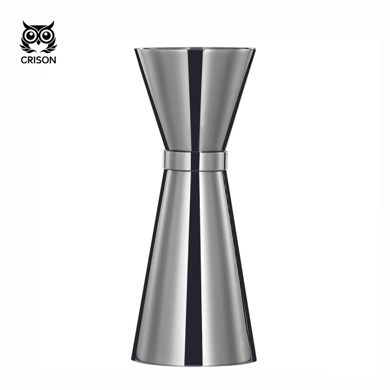 Bar Blender Mixing - CRISON JG002 304 ステンレス鋼ブレンダージガー 30/60 ミリリットルオンスカップスケールバーテンダーツール付きカクテルを混合するため