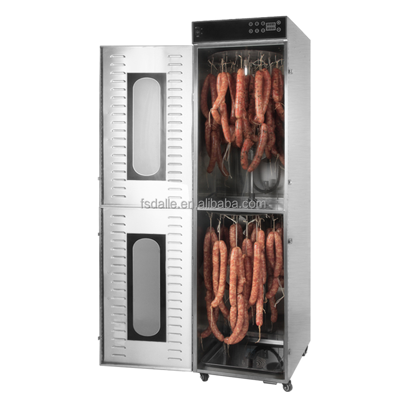 Commercial Food Dehydrator - 二重ゾーン業務用回転式大容量ソーセージ・ビルトン・保存食品乾燥機