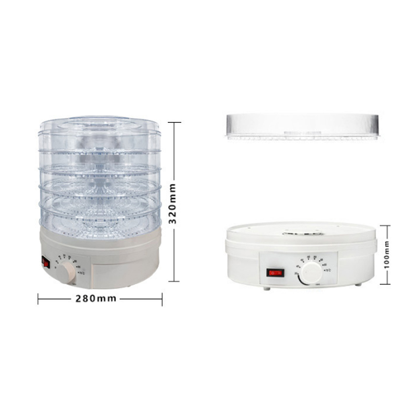 5層透明食品乾燥機、急速乾燥フルーツ、野菜、肉、ジャーキー、 - Commercial Food Dehydrator のレビューと価格