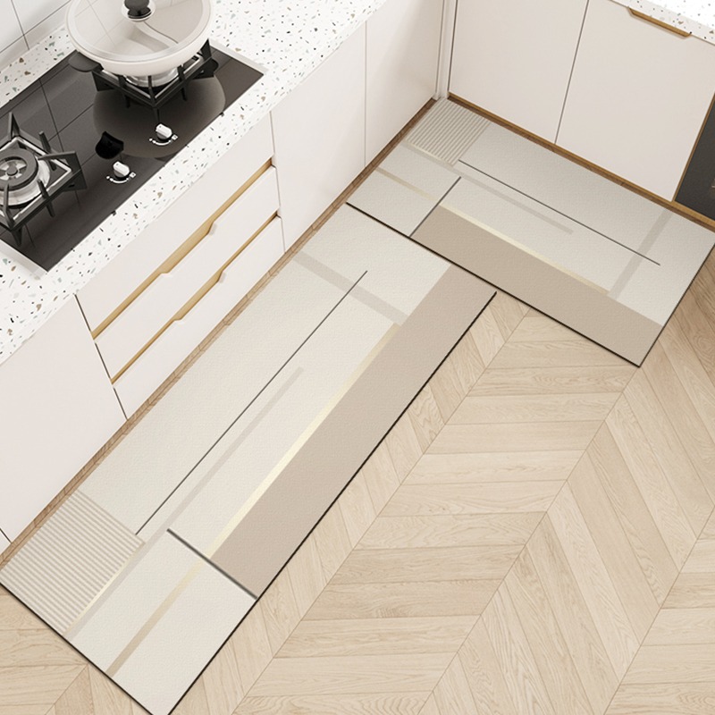 キッチンマット 防水 滑り止め ラグ レザーカーペット 抗疲 - Commercial Kitchen Mats Anti Fatigue のレビューと価格