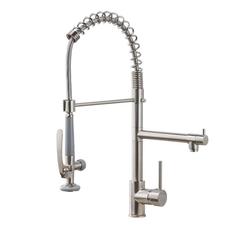 キッチンシンク蛇口 モダン コンテンポラリー セラミック ウ - Commercial Quality Kitchen Faucet のレビューと価格