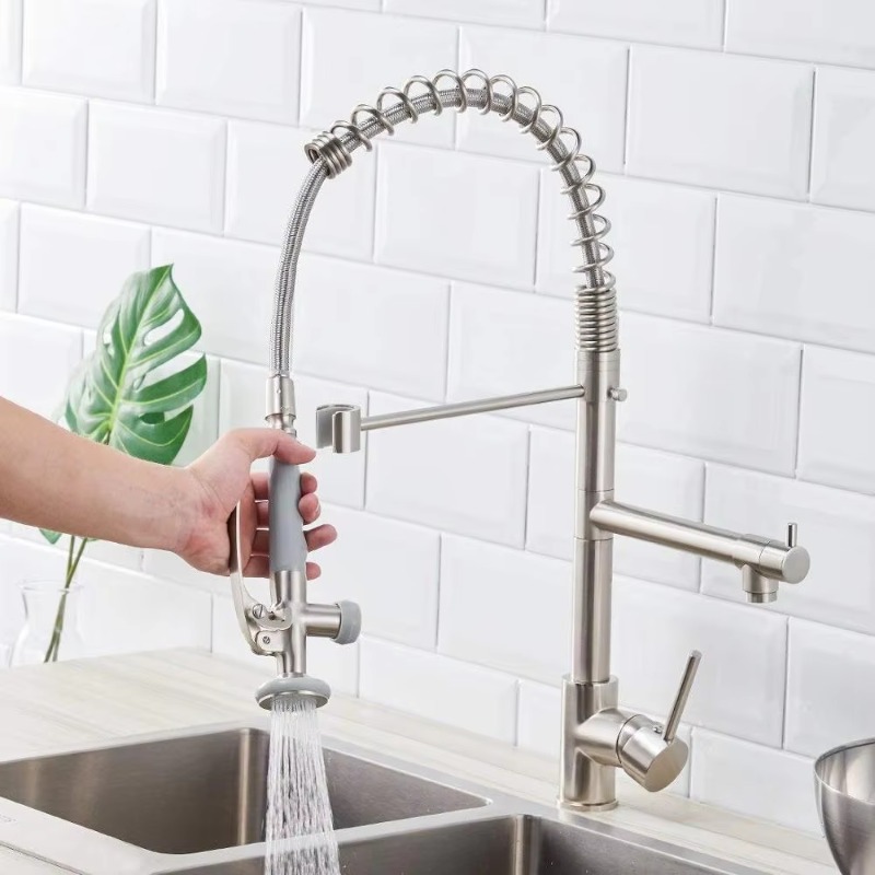 キッチンシンク蛇口 モダン コンテンポラリー セラミック ウ - Commercial Quality Kitchen Faucet のレビューと価格