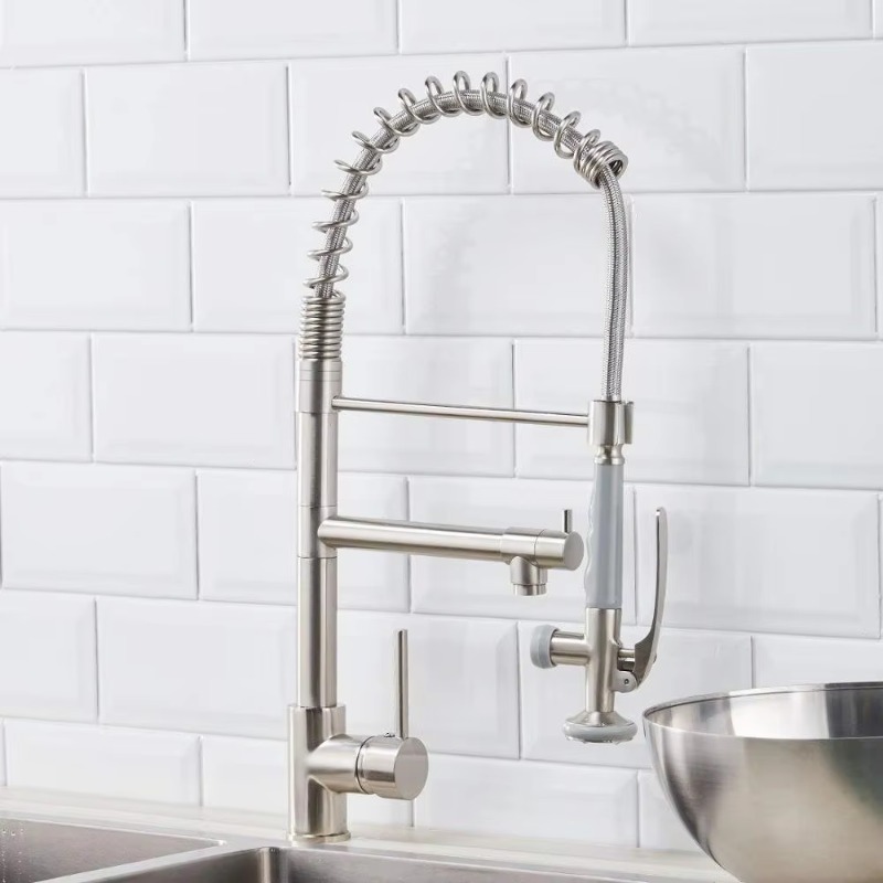 キッチンシンク蛇口 モダン コンテンポラリー セラミック ウ - Commercial Quality Kitchen Faucet のレビューと価格