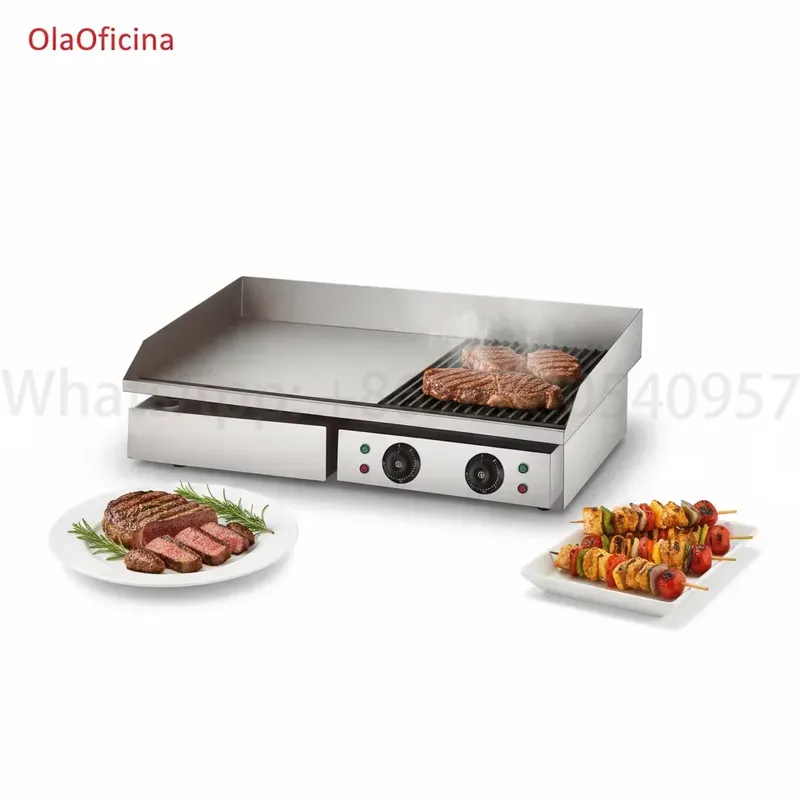 業務用電気グリドル 4.4KW ステンレス製 業務用キッチン - Commercial Kitchen Griddle のレビューと価格