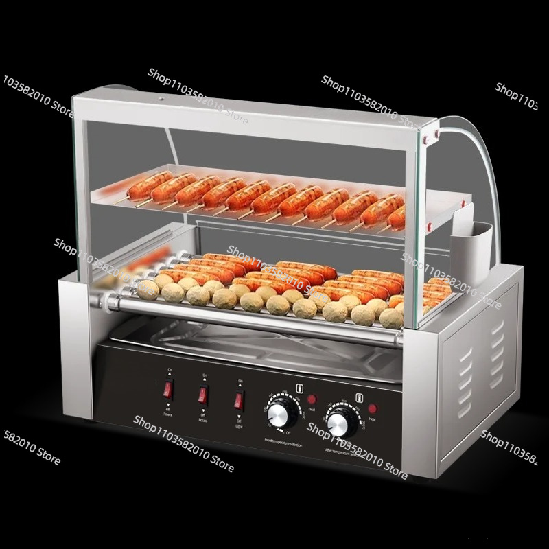 業務用ホットドッグローラーグリル、7ローラーソーセージクッカ - Hot Dog Roller Grill のレビューと価格