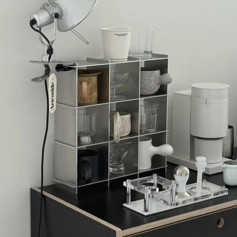 ミニマリストアルミ合金製カウンタートップマグ収納棚多層カップ - Commercial Kitchen Rack のレビューと価格