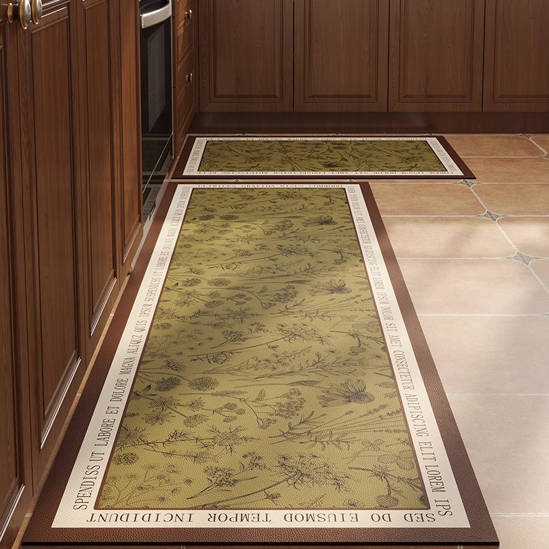 キッチンビニールラグ PVC 防汚ノンスリップロングカーペッ - Commercial Kitchen Mats Anti Fatigue のレビューと価格
