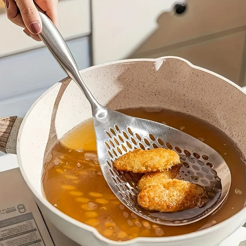 304ステンレス鋼スキマーストレーナー、スロット付きおたま、 - Commercial Kitchen Appliance のレビューと価格