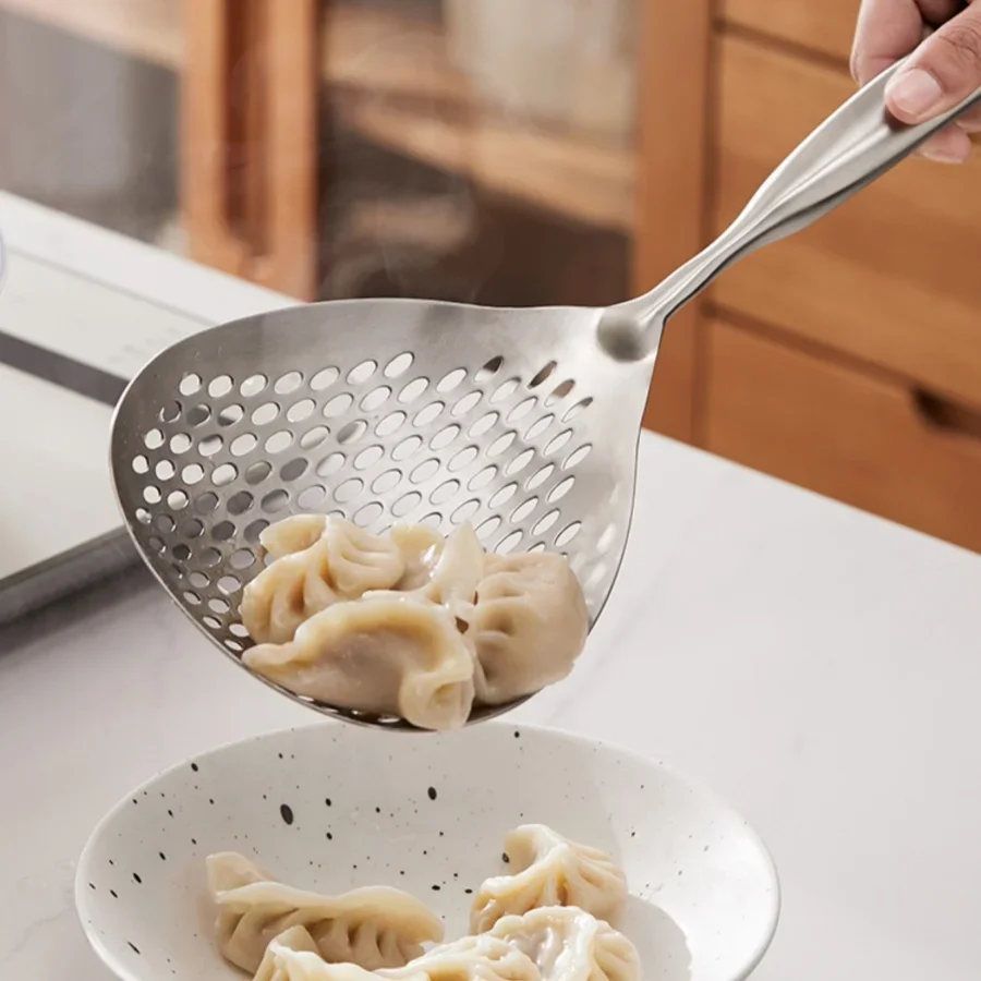 304ステンレス鋼スキマーストレーナー、スロット付きおたま、 - Commercial Kitchen Appliance のレビューと価格