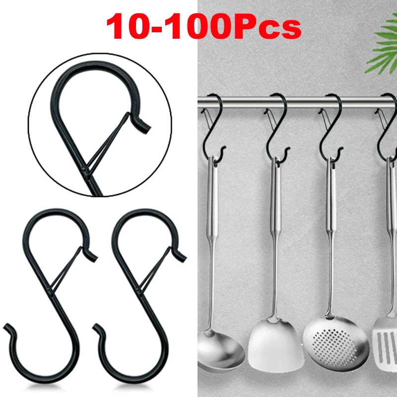 頑丈な金属製のフック,キッチンの棚,バスルームの収納,10個 - Commercial Kitchen Rack のレビューと価格