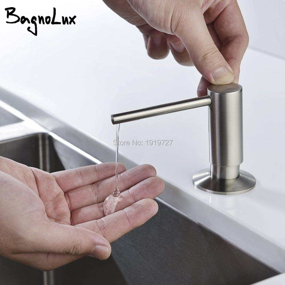 モダンなブラッシュドニッケル製ローションディスペンサー、10 - Commercial Quality Kitchen Faucet のレビューと価格