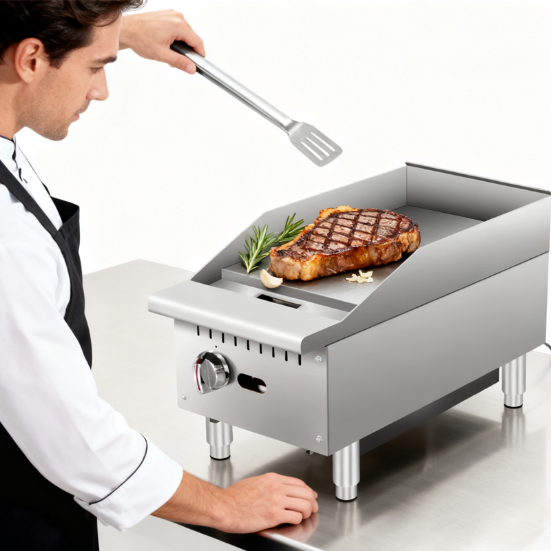 カスタマイズ可能な業務用厨房機器 ステンレス製 環境に優しい - Commercial Kitchen Griddle のレビューと価格