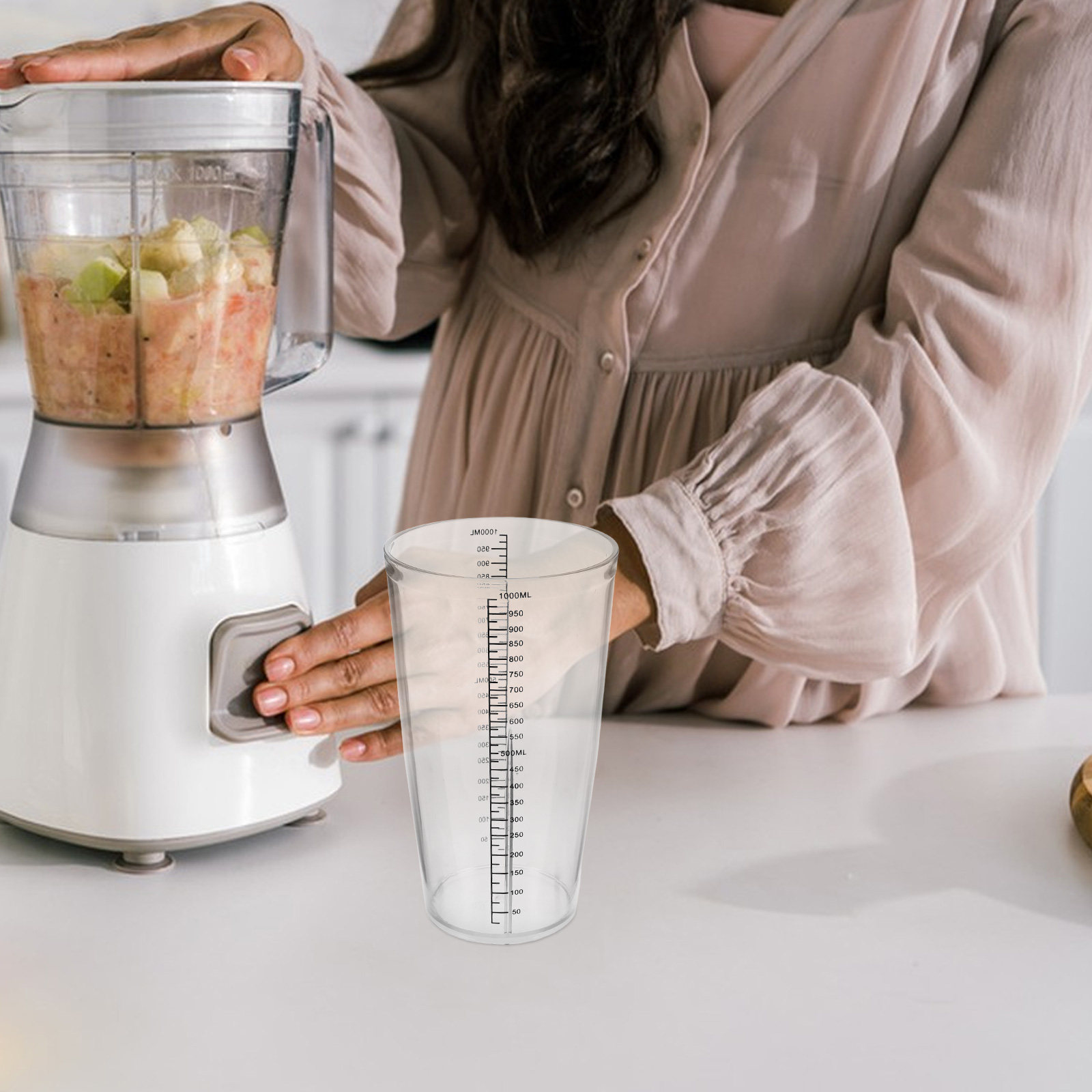 プラスチック製ブレンダーカップ交換用 1000ml 目盛り付 - Bar Blender Mixing のレビューと価格