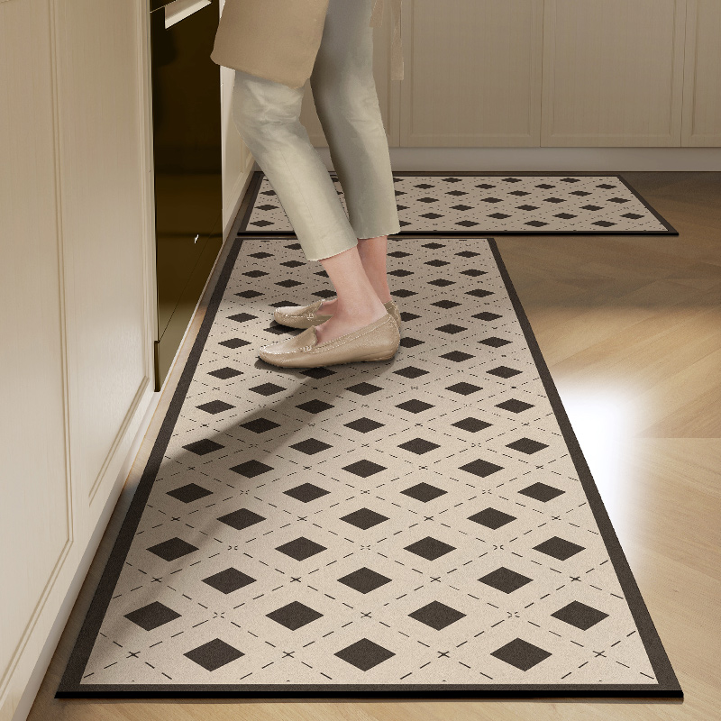 キッチンフロアマット Pvc 防水レザーカーペットロングカー - Commercial Kitchen Mats Anti Fatigue のレビューと価格
