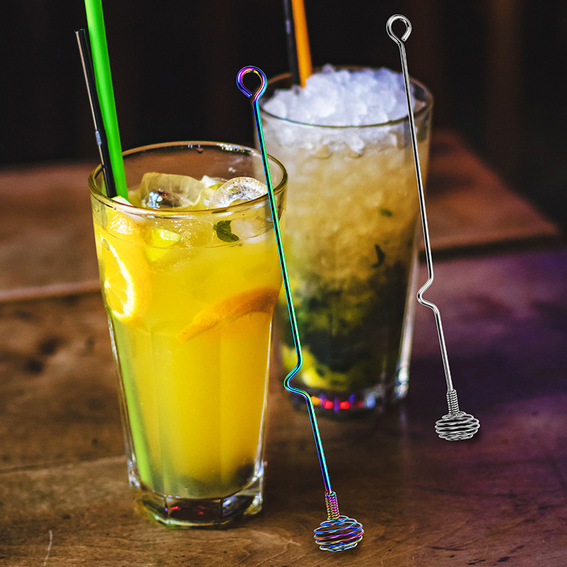 ステンレス鋼撹拌棒クリエイティブバーブレンダーロングハンドル - Bar Blender Mixing のレビューと価格