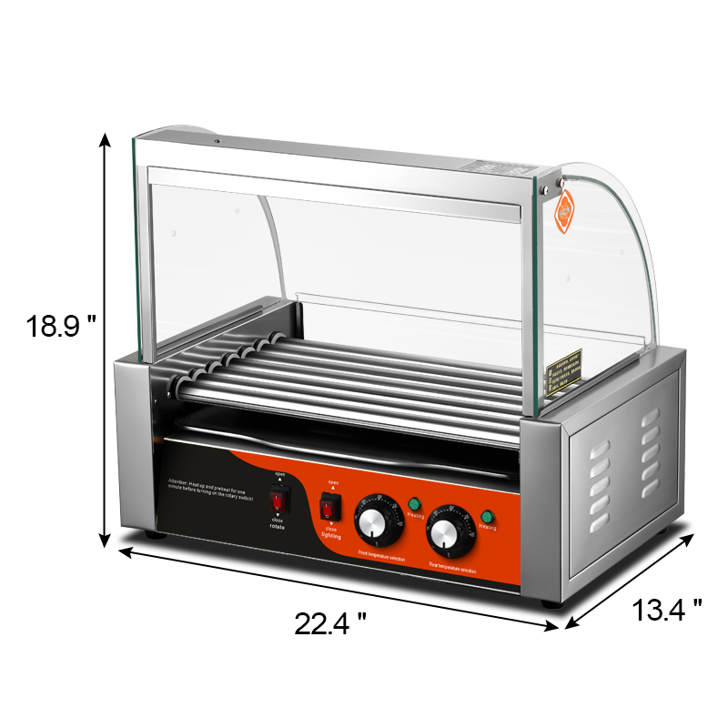 業務用電気ステンレス製ホットドッグ＆ソーセージグリルマシン7 - Commercial Kitchen And のレビューと価格