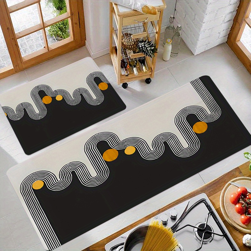 モダンなキッチンフロアマット、カーペット、家の装飾、滑り止め - Commercial Kitchen Mats Anti Fatigue のレビューと価格
