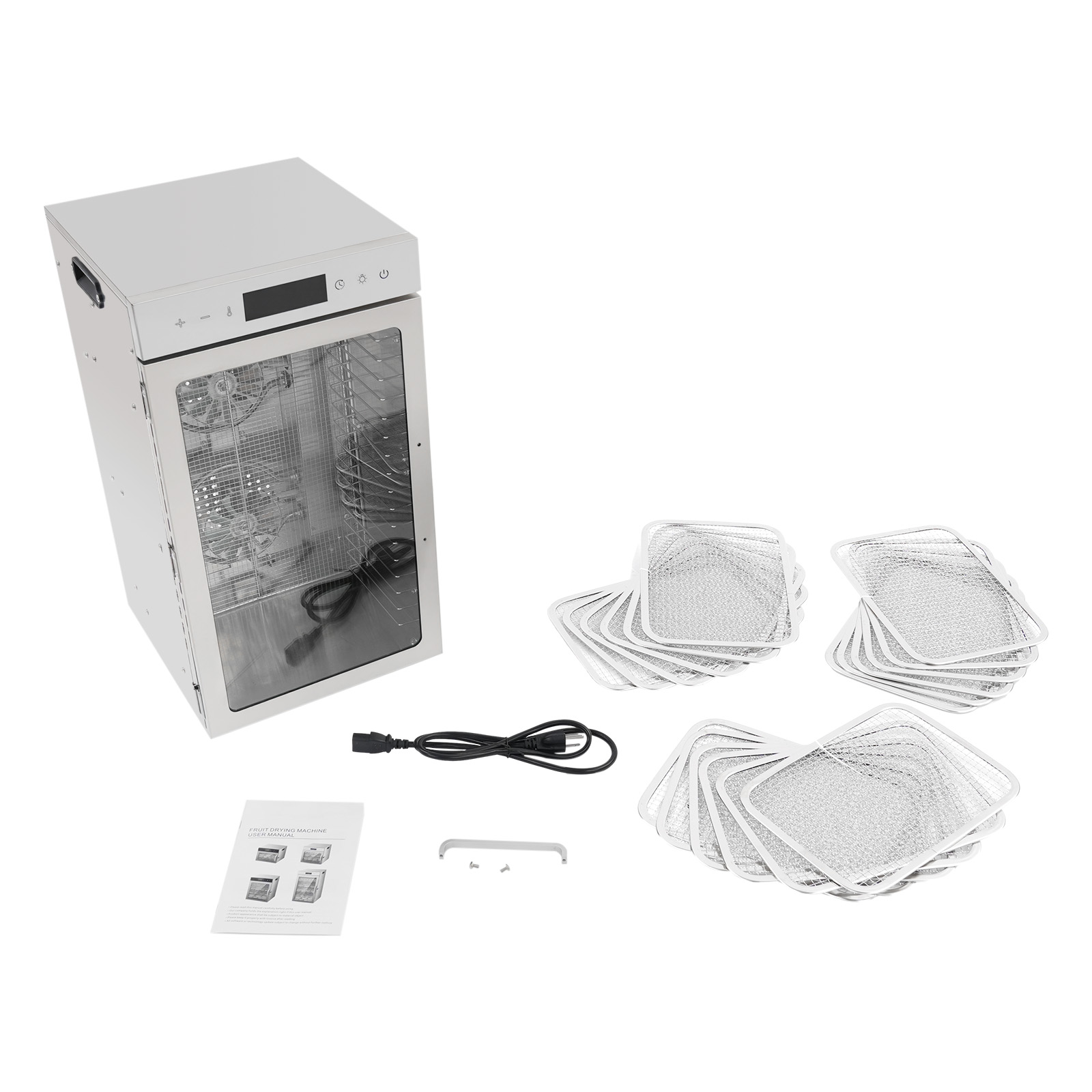 18段トレー食品乾燥機 304 201ステンレス鋼フルーツド - Commercial Food Dehydrator のレビューと価格