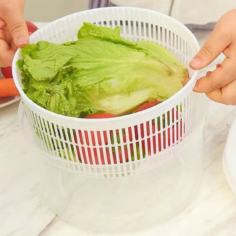 キッチン野菜洗浄用手回しスピナー、サラダ脱水機、二重層野菜水 - Commercial Food Dehydrator のレビューと価格