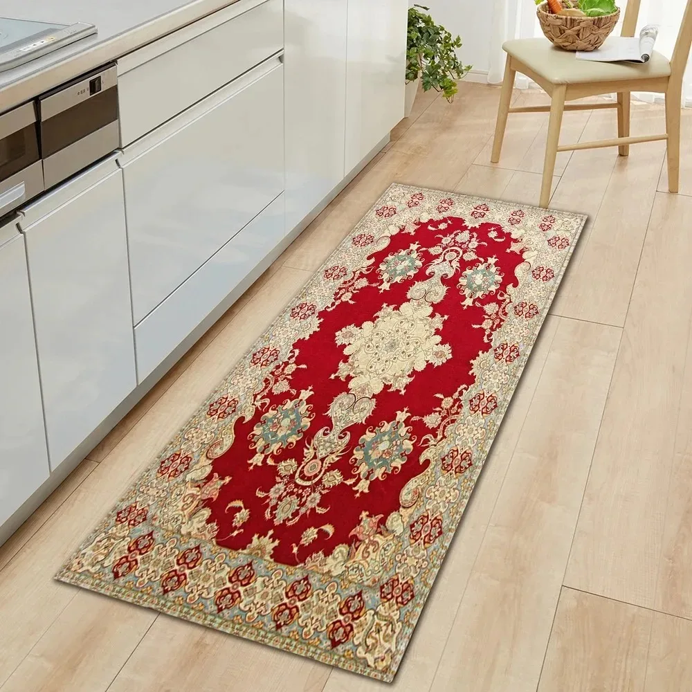 クラシックペルシャデザインキッチンラグ滑り止めフロアマット、 - Commercial Kitchen Mats Anti Fatigue のレビューと価格