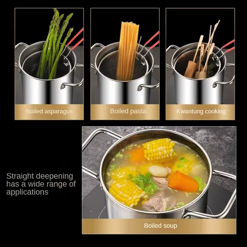 304ステンレス製ディープフライヤー容器（バスケットと蓋付き - Commercial Kitchen Appliance のレビューと価格