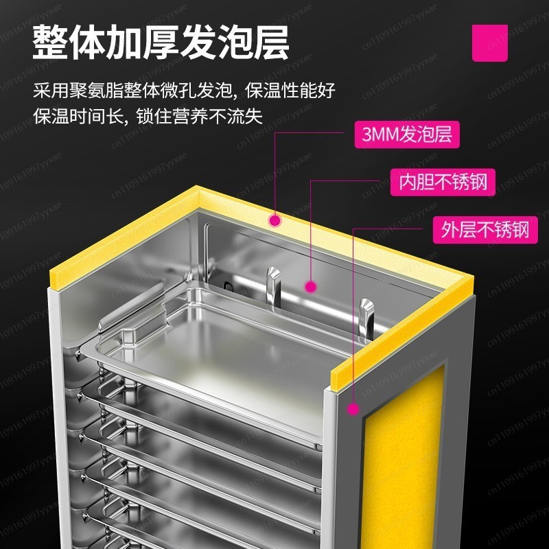 業務用大型電気炊飯器 ステンレス製4段トレー、220V業務用 - Commercial Kitchen Steamer のレビューと価格
