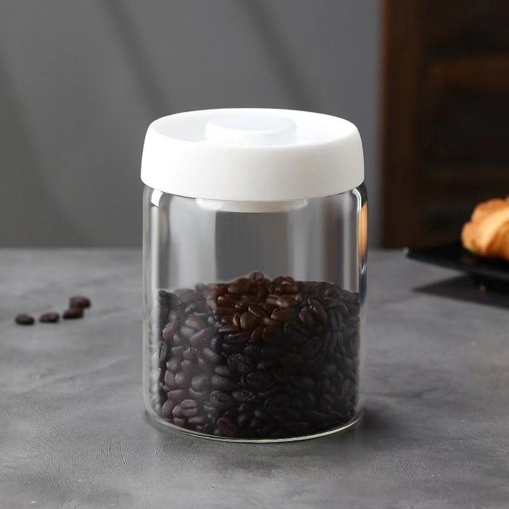 防湿真空密閉ジャー 手動高ホウケイ酸ガラス製コーヒー豆保存ジ - Commercial Kitchen Steamer のレビューと価格