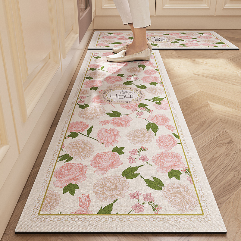 キッチンフロアマット PVCレザー 防水 滑り止め ロングラ - Commercial Kitchen Mats Anti Fatigue のレビューと価格