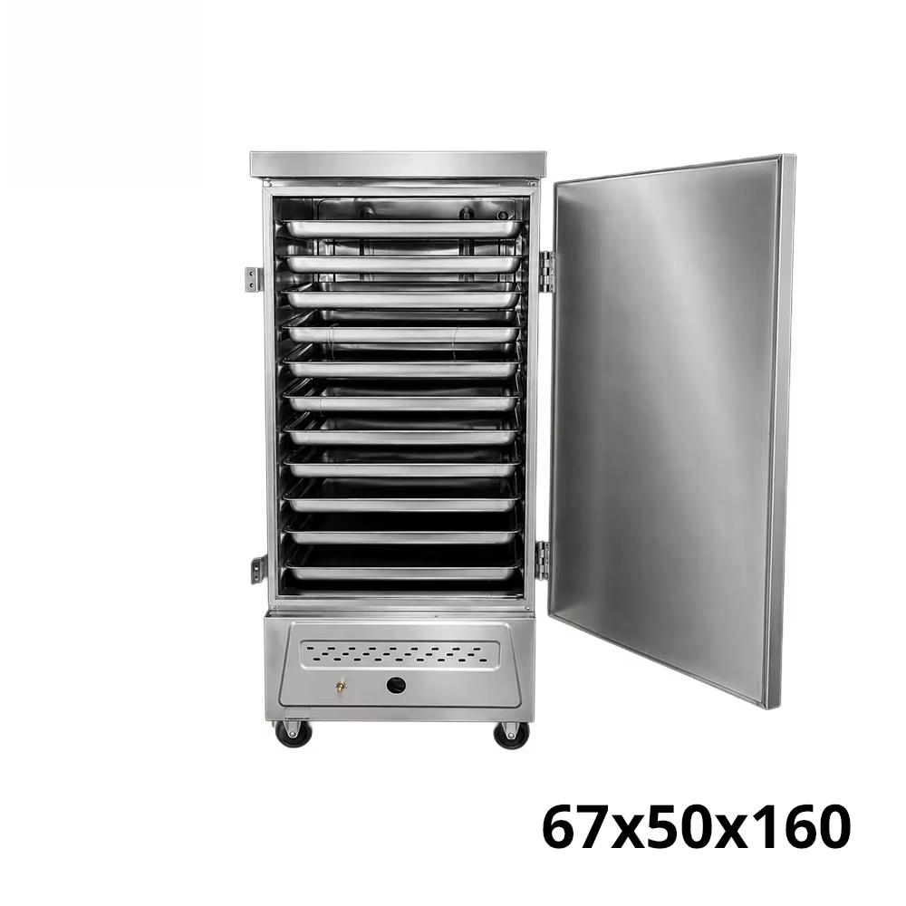 メーカー製頑丈ステンレス鋼米蒸し器12段ガス式大容量調理器キ - Commercial Kitchen Steamer のレビューと価格