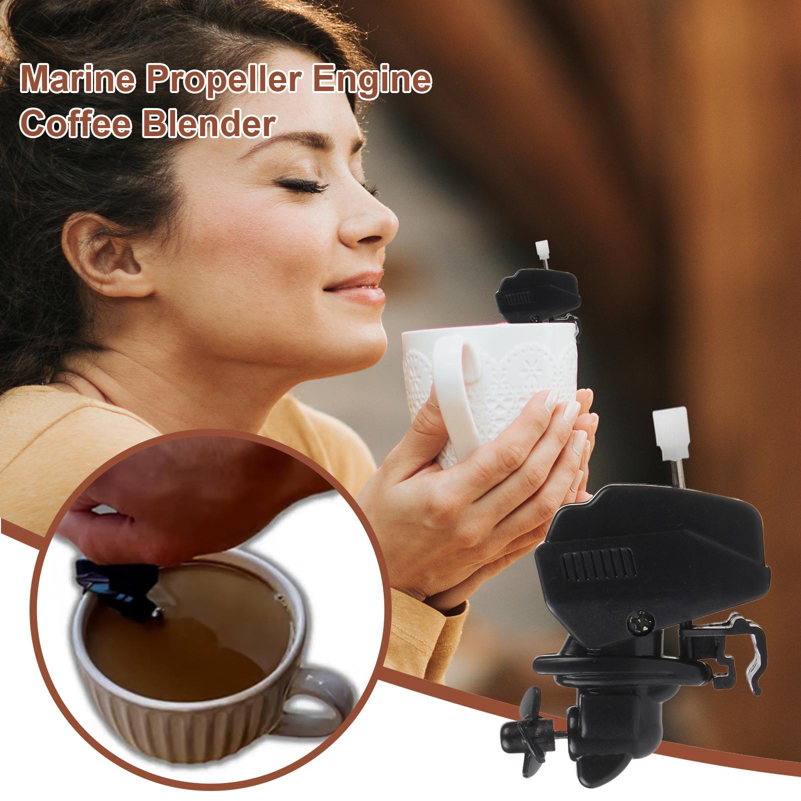 ボートモーター型コーヒーマグ攪拌器、ノベルティプロペラミキシ - Bar Blender Mixing のレビューと価格