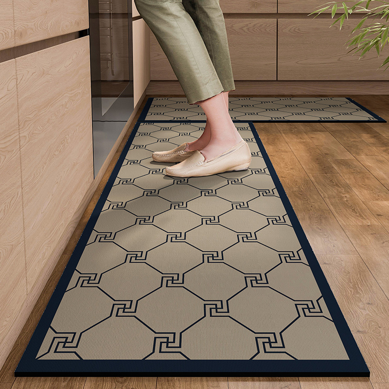 キッチンカーペットロングラグPVCレザー防水ノンスリップフロ - Commercial Kitchen Mats Anti Fatigue のレビューと価格