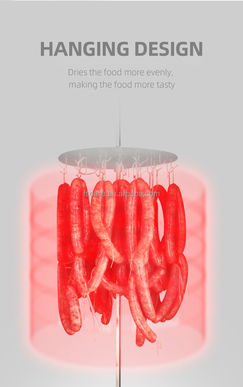 二重ゾーン業務用回転式大容量ソーセージ・ビルトン・保存食品乾 - Commercial Food Dehydrator のレビューと価格