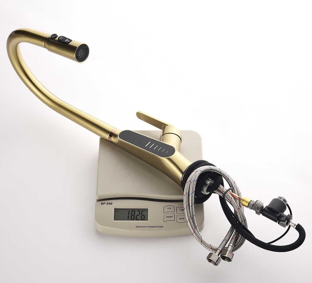 高品質10年保証スマートデジタルキッチン水栓真鍮製ミキサータ - Commercial Quality Kitchen Faucet のレビューと価格