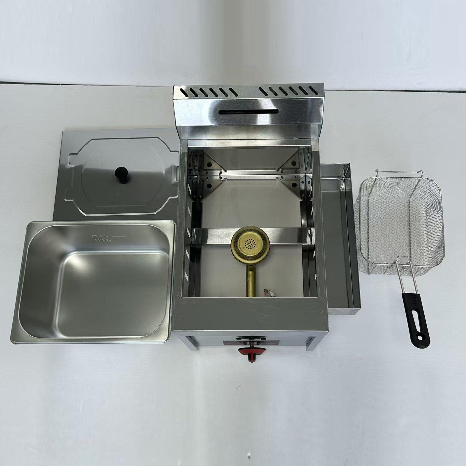 業務用ガスフライヤー、頑丈で持ち運び可能、メンテナンスが簡単 - Commercial Kitchen Appliance のレビューと価格