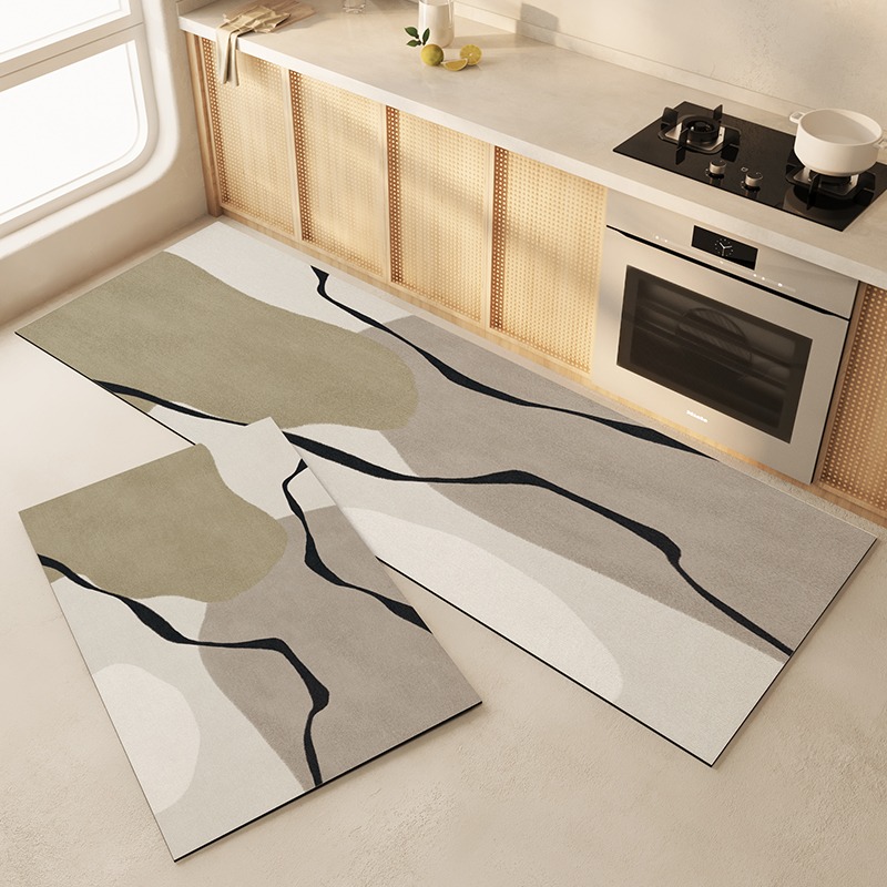 キッチンマット 防水 滑り止め ラグ レザーカーペット 抗疲 - Commercial Kitchen Mats Anti Fatigue のレビューと価格