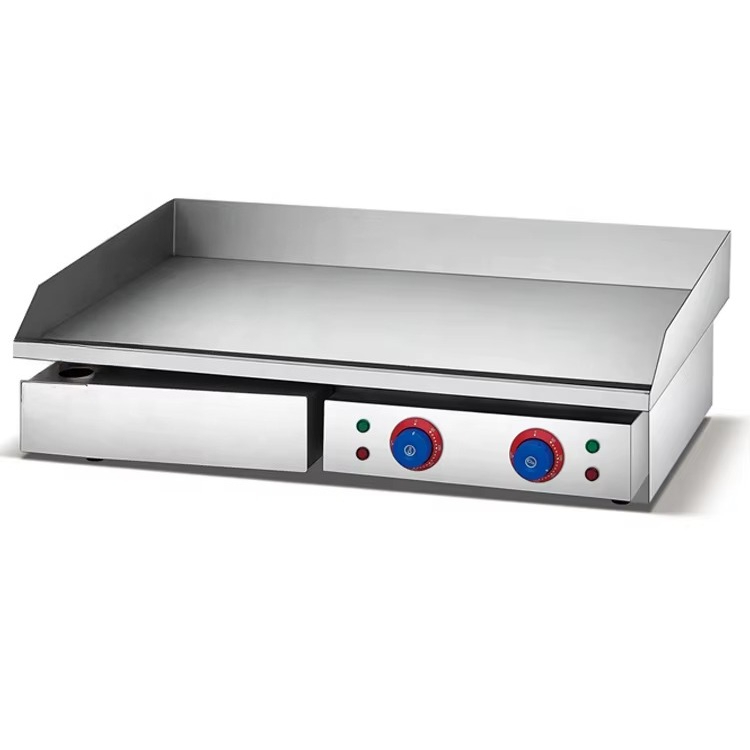 業務用厨房ステンレス製大型フラット機器卓上パンケーキピザバー - Commercial Kitchen Griddle のレビューと価格