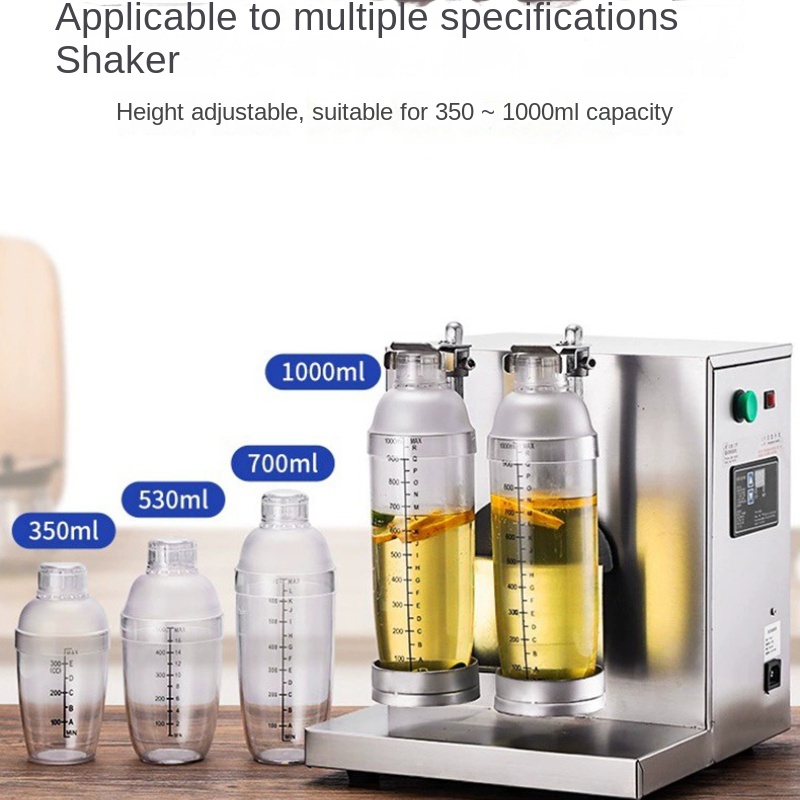 シェイカーパールミルクティーショップシェイカー自動ダブルヘッ - Bar Blender Mixing のレビューと価格