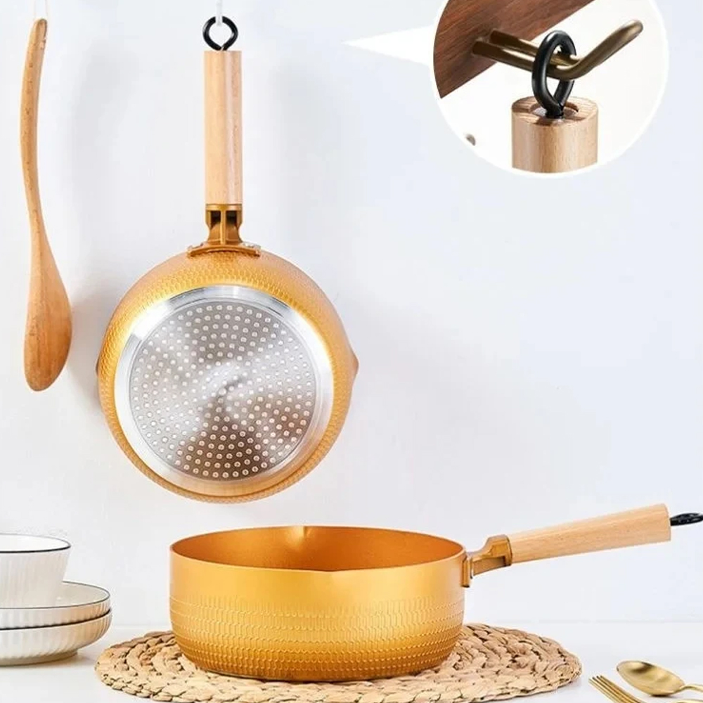 18/20/24cm ゴールドスープポット 日本風雪鍋 ノン - Commercial Kitchen Appliance のレビューと価格